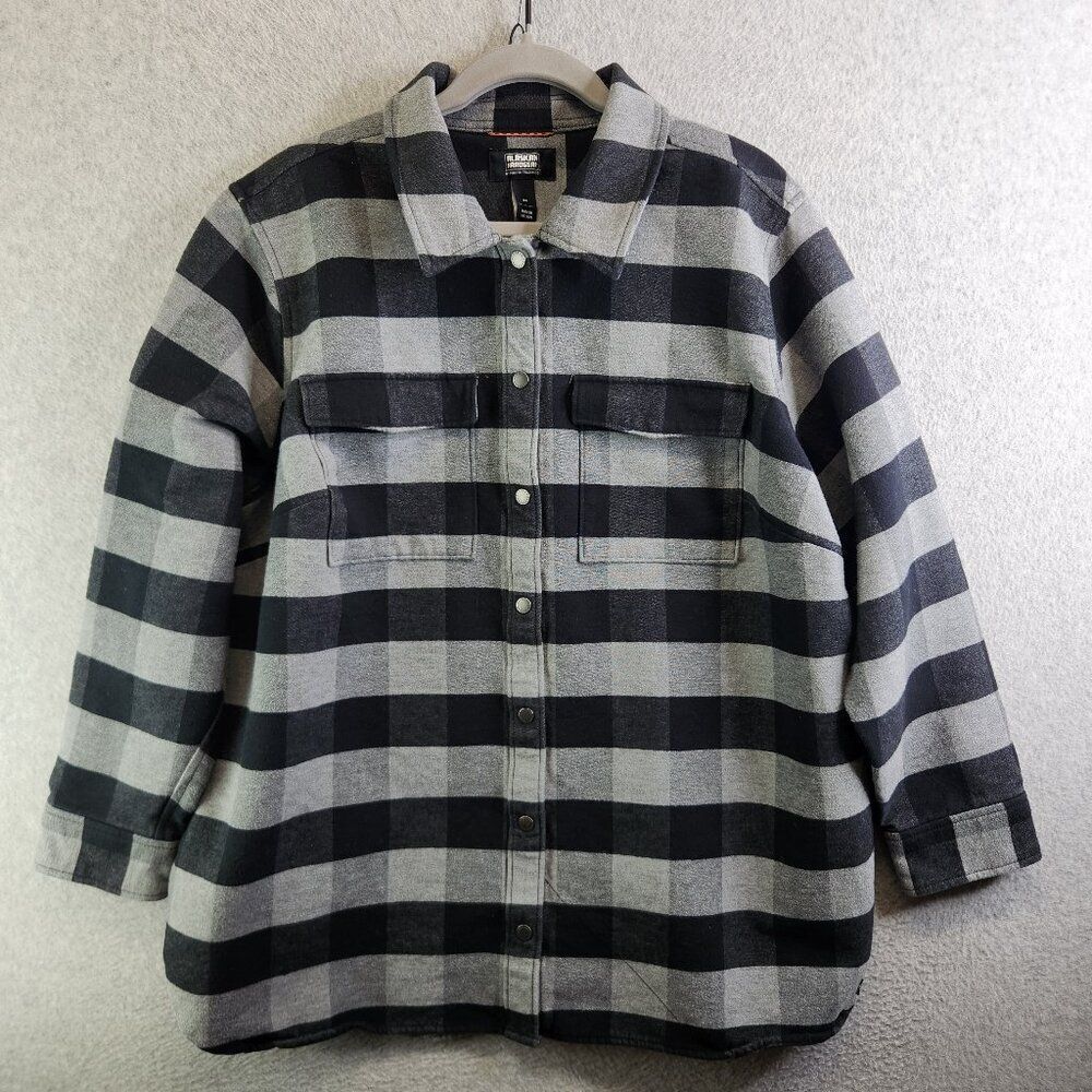 Alaskan Hardgear Jacket Womens 2X Buffalo Plaid Shacket Crosshaul Overshirt